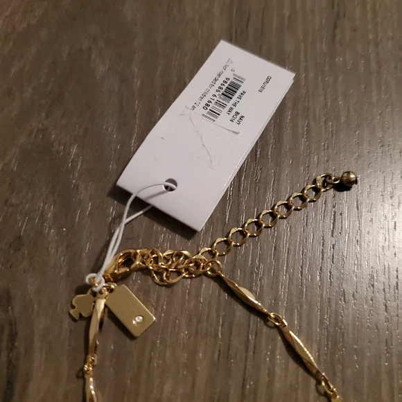 NWT Kate Spade Navy Sapphire Blue Pave the Way Statement Necklace - Picture 10 of 10